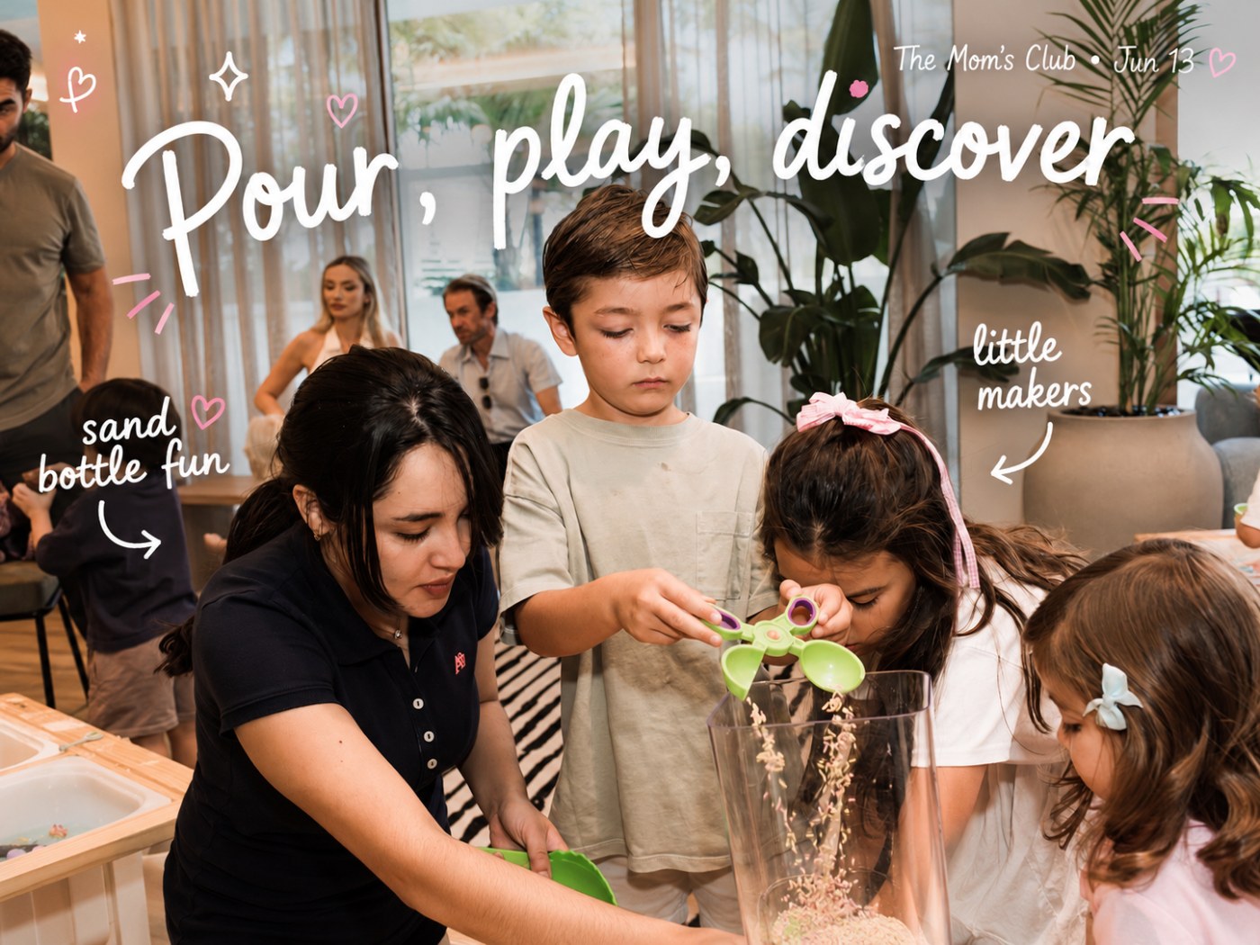 Pour, play, discover
